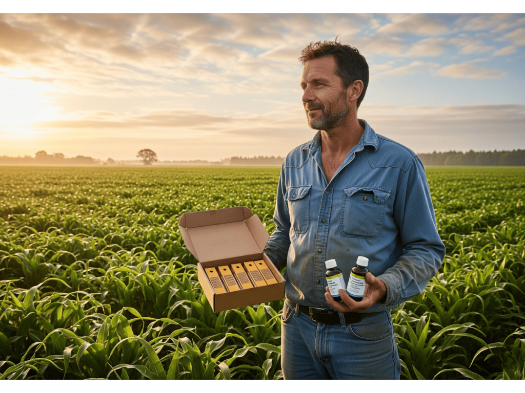 agricultores usando alternativas a productos fitosanitarios convencionales