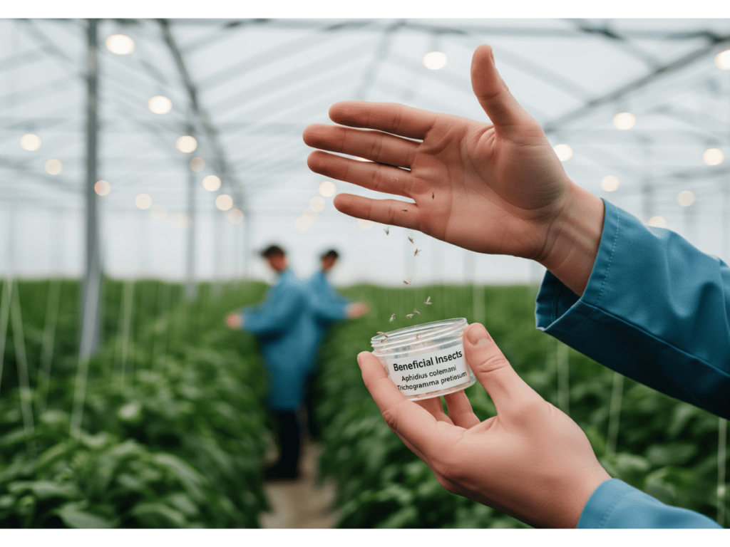 control biológico de plagas en agricultura profesional