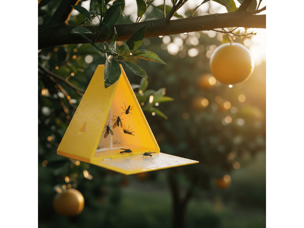 trampa de feromonos de mosquitos en árbol